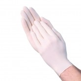 VGuard Cream Powder-Free Latex Gloves (5 mil, Medium) - 100/BX